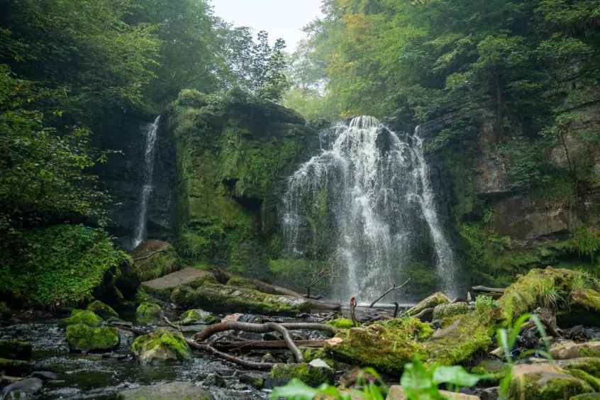 Lynn Falls on the Caaf Water near Dalry in Ayrshire