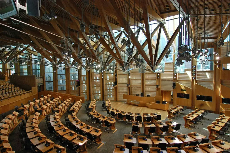 The Scottish Parliament seating